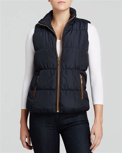 quilted puffer vest michael kors|michael kors puffer vest women's.